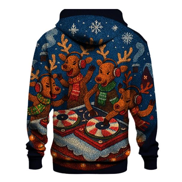 Reindeer Record Night heavyweight hoodies