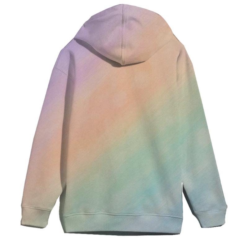Pastel Drift zip-up hoodies