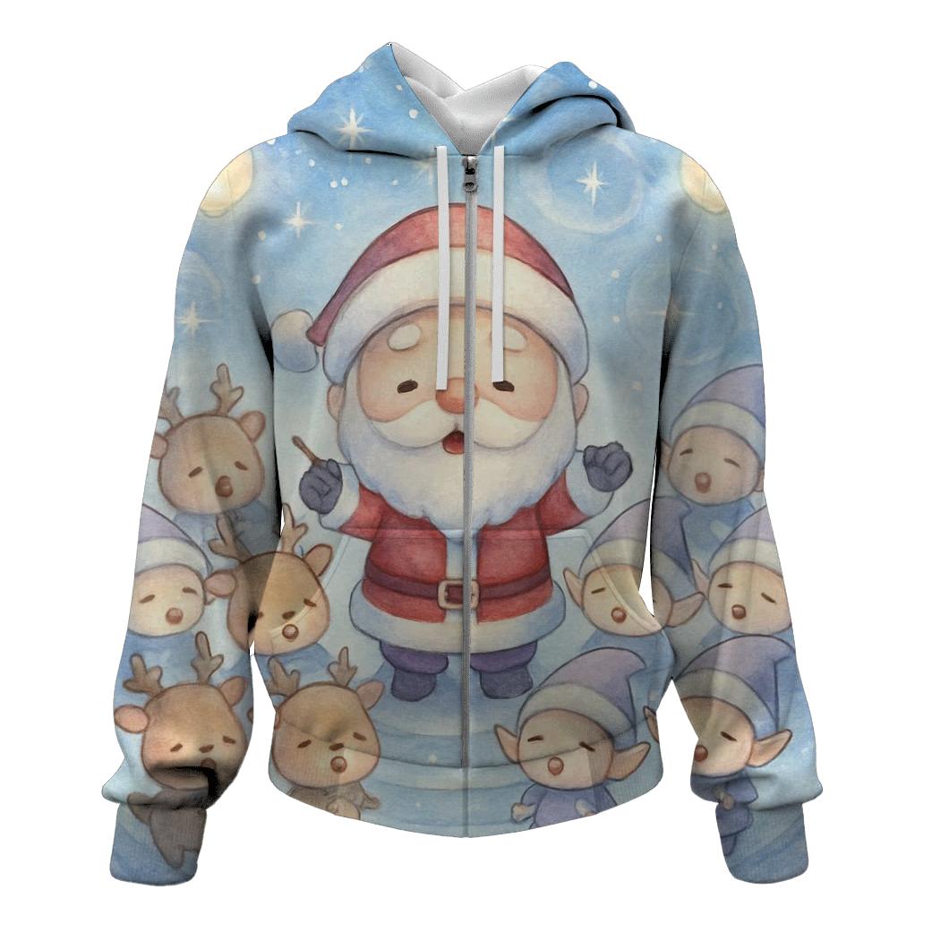 Midnight Choir Santa hoodie styles