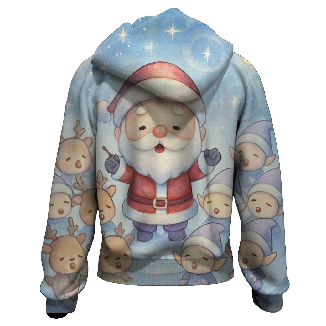 Midnight Choir Santa hoodie styles