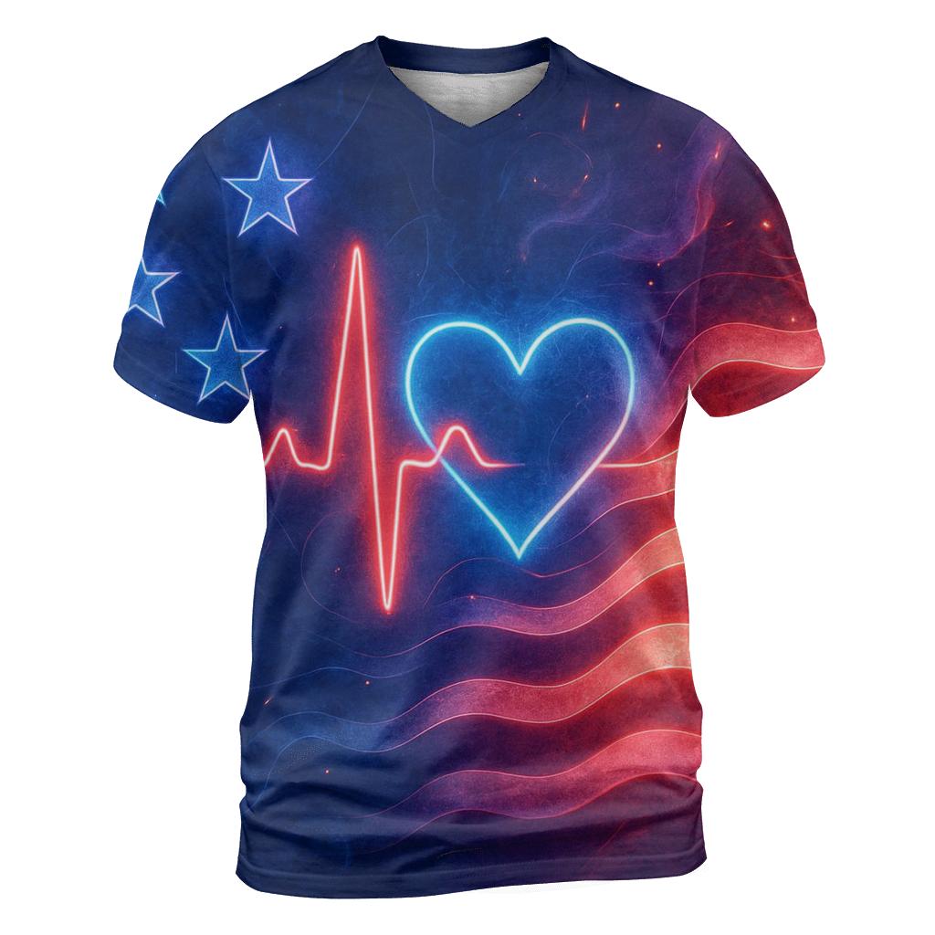 Patriot Pulse custom all-over print shirts