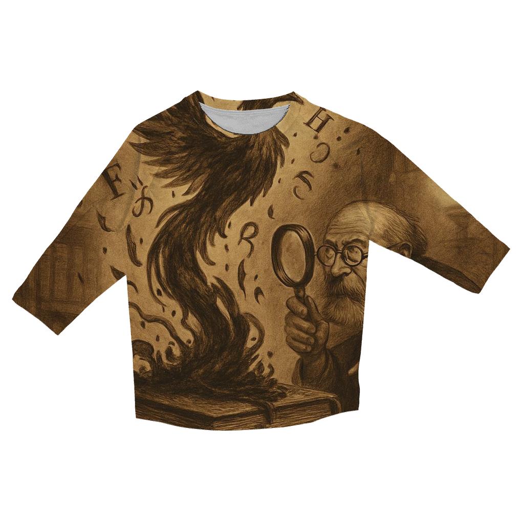 Inkspill Phoenix Archivist personalized 3/4 sleeve tees