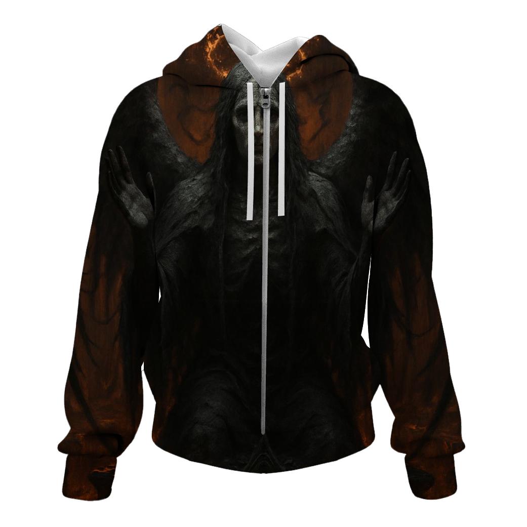Fallen Angel In Cinder Wings custom hoodies