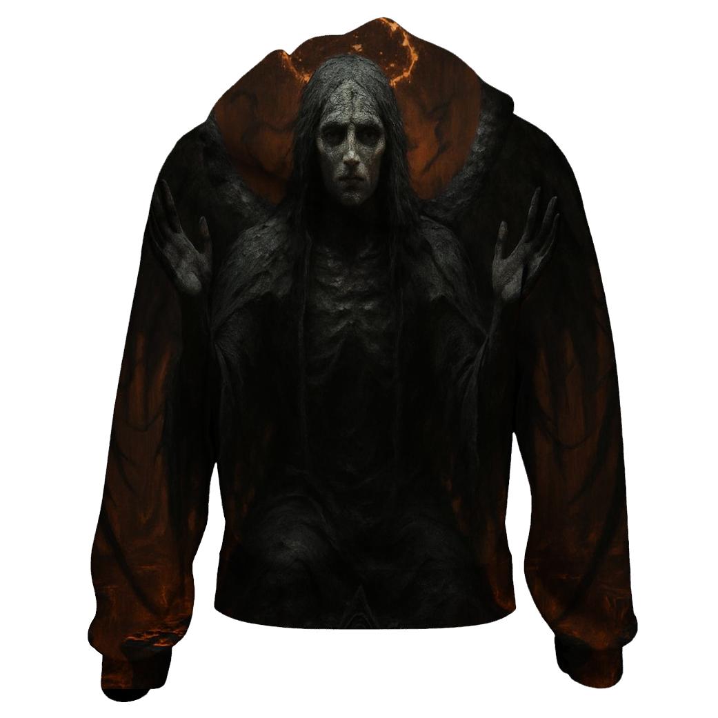 Fallen Angel In Cinder Wings custom hoodies