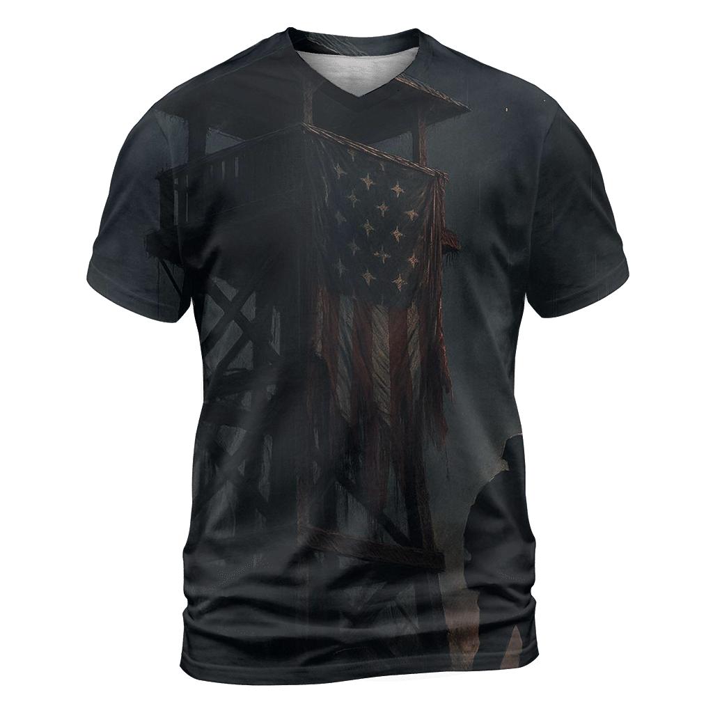 Stars And Stripes Watchtower designer pattern shirts