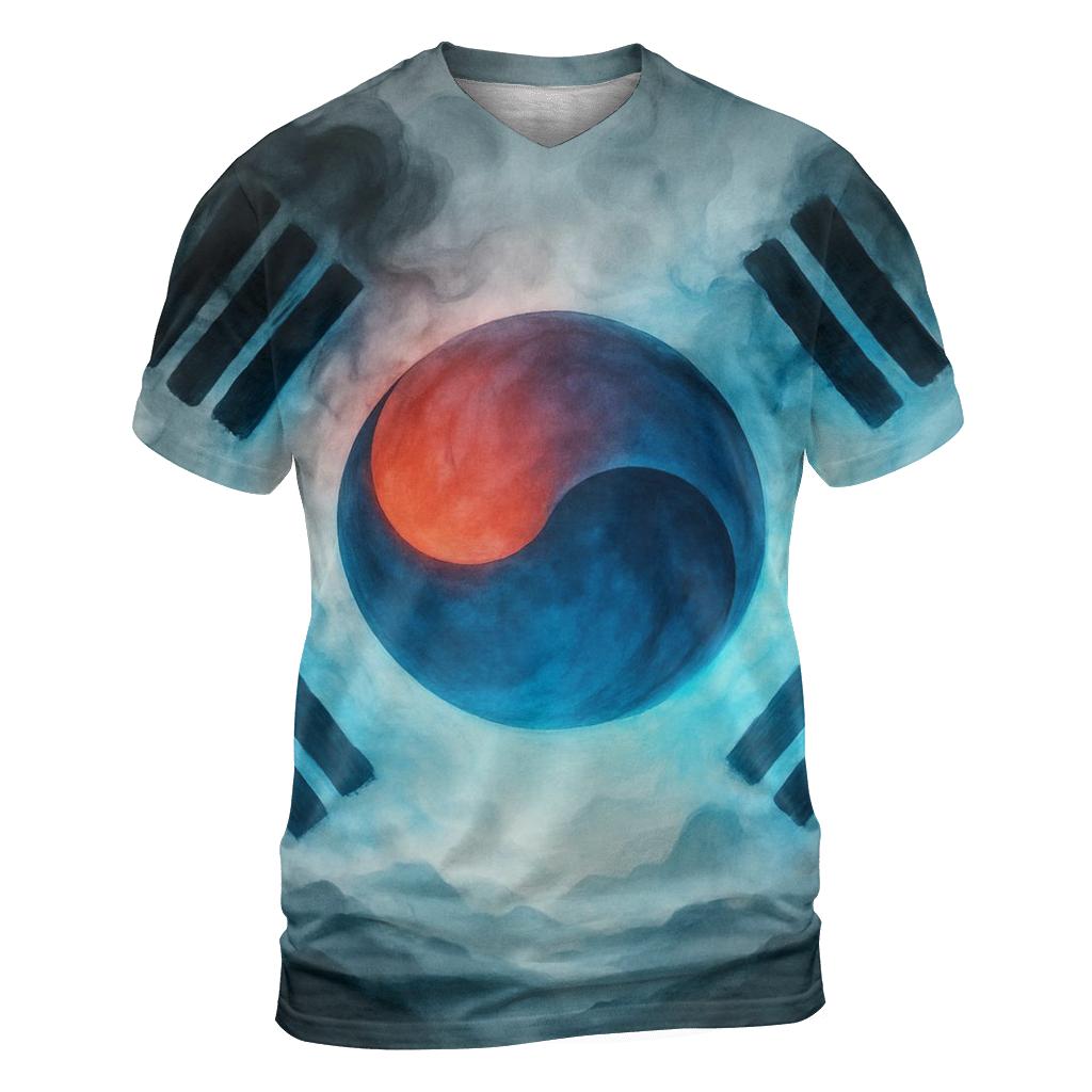 South Korea Celestial Fabric designer pattern shirts