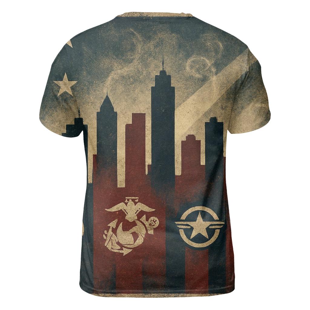 Valor Skyline Emblem designer pattern shirts