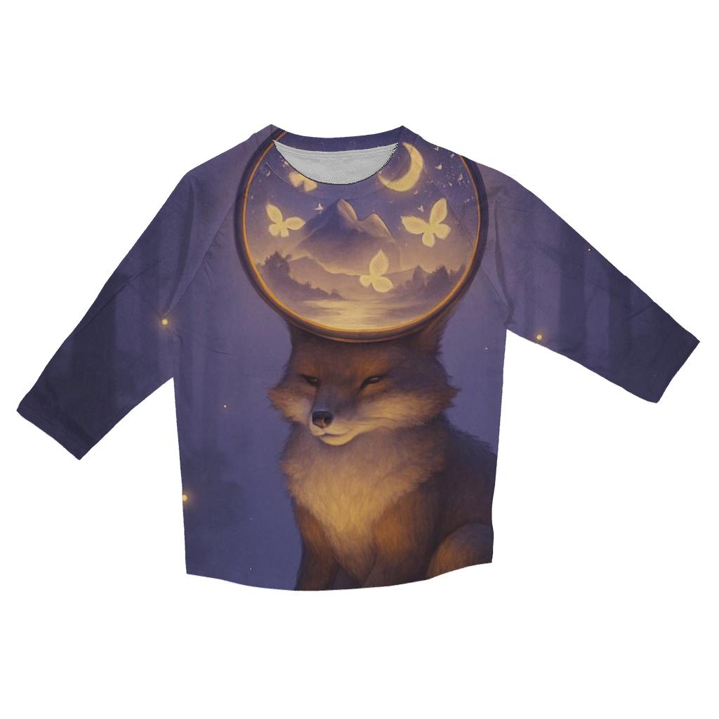 Lantern Mind Fox trendy 3/4 sleeve tops