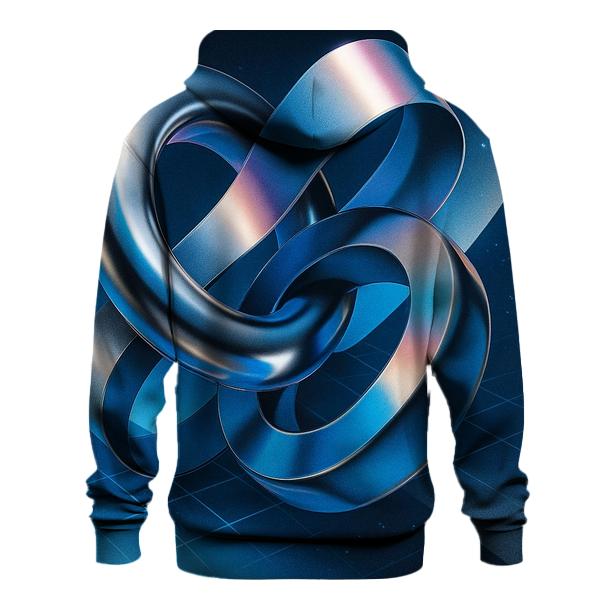 Chromatic Liquid Geometry pullover hoodies