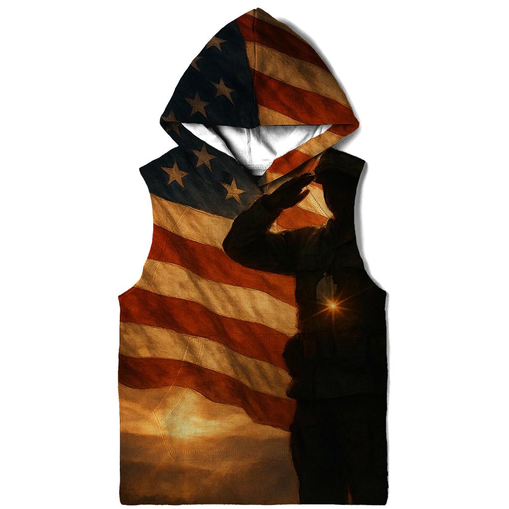 Dawn Sentinel Flag graphic hoodies
