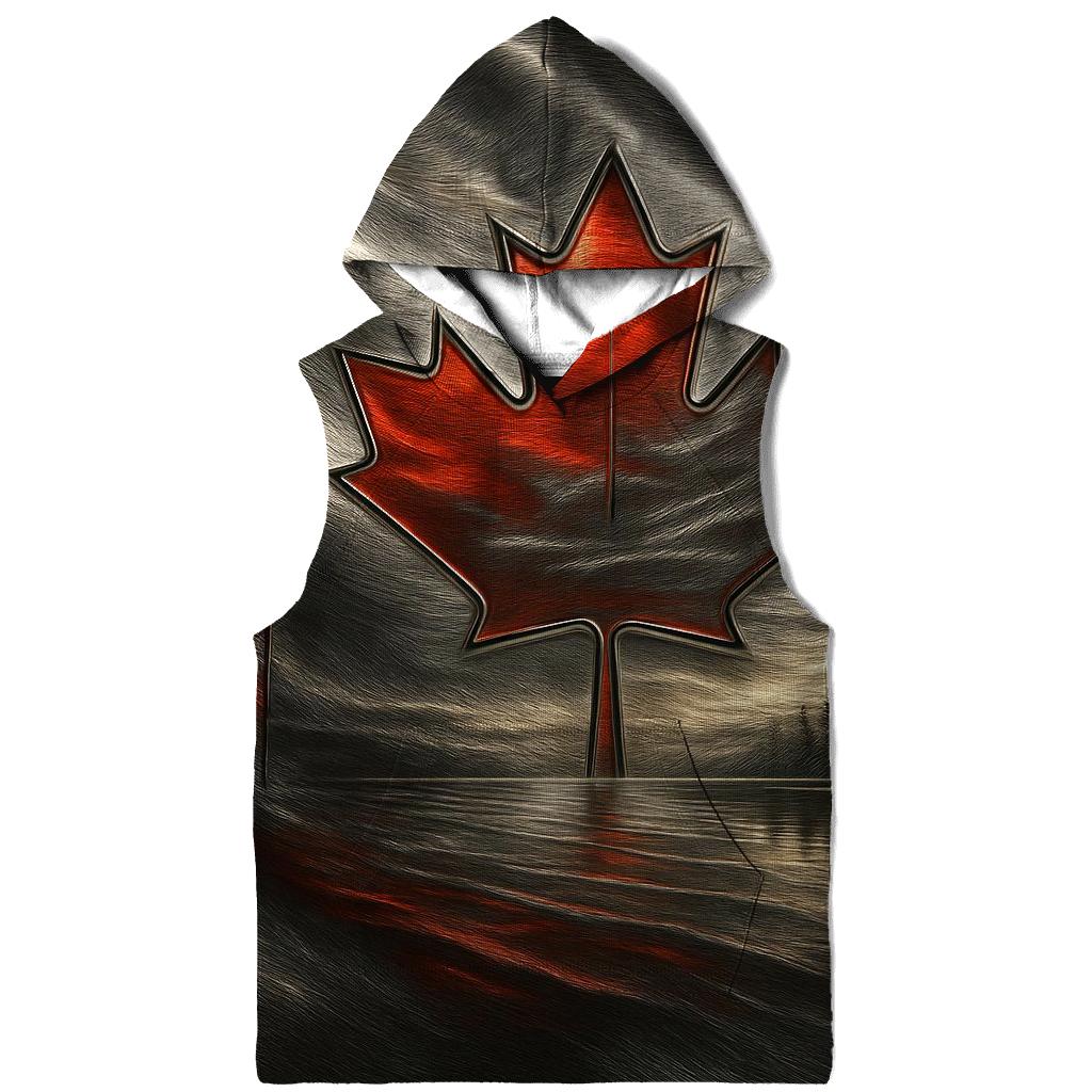 Canada Maple Weave zip-up hoodies