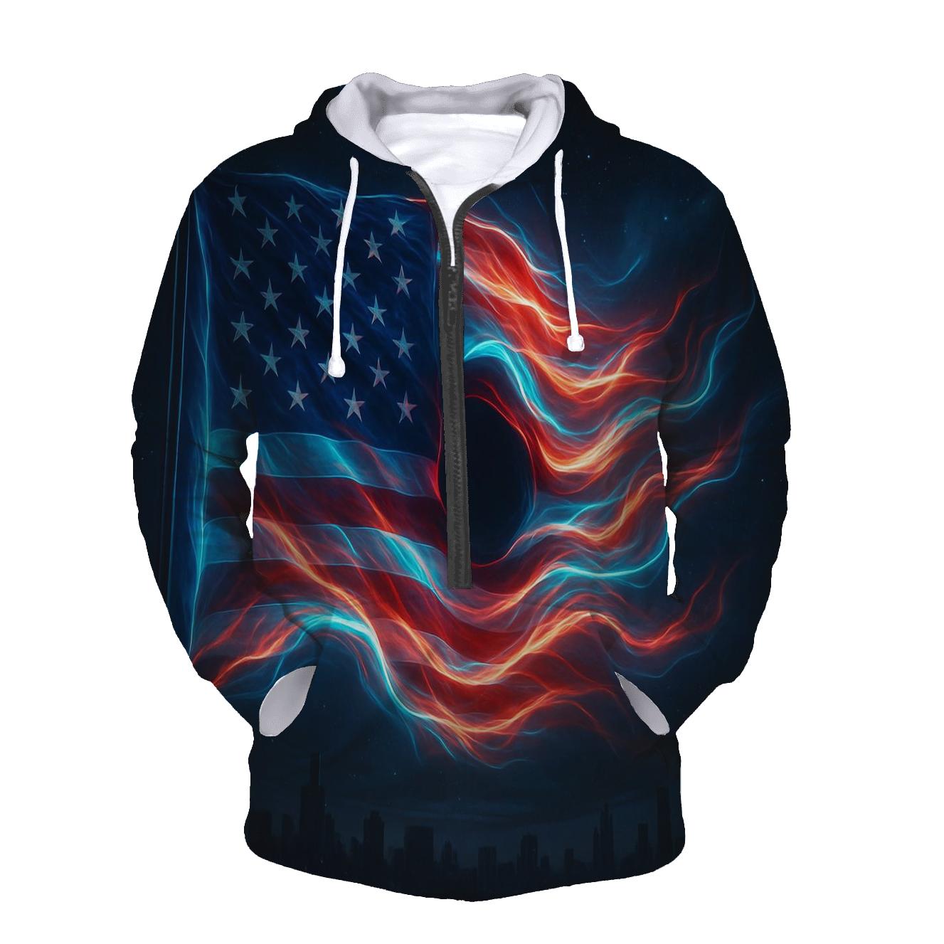 Solar Winds Banner premium hoodies
