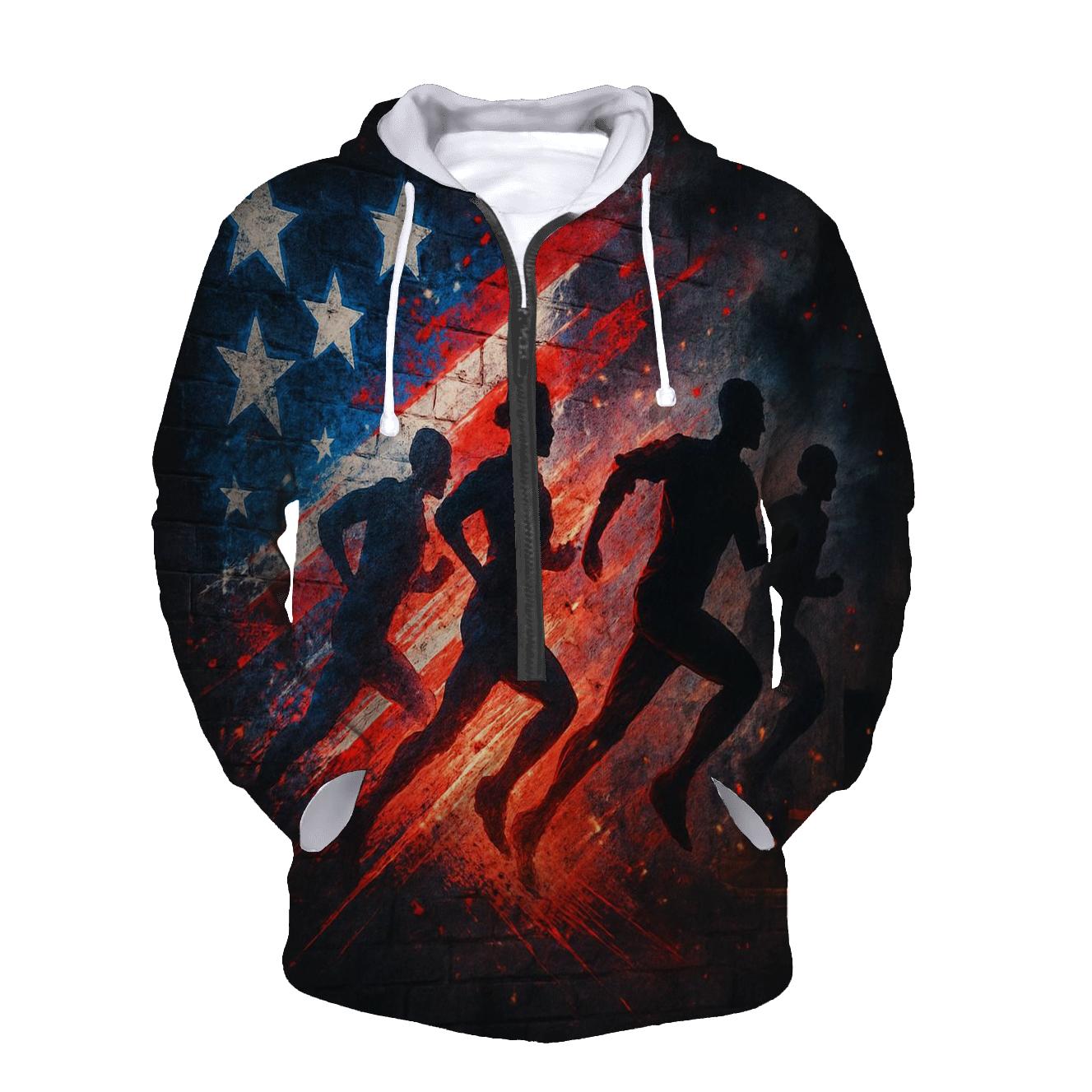 Urban Stripes Graffiti lightweight hoodies