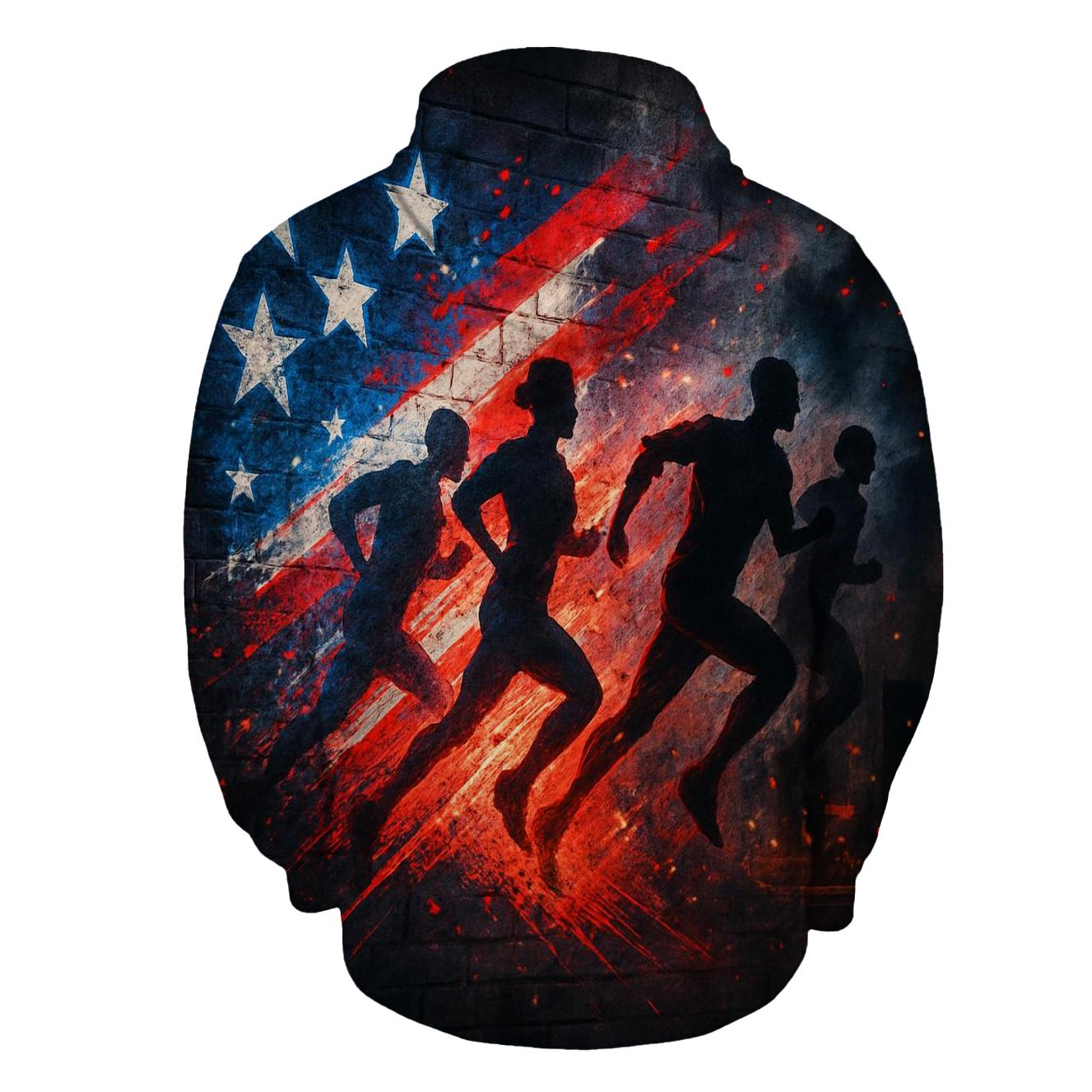 Urban Stripes Graffiti lightweight hoodies