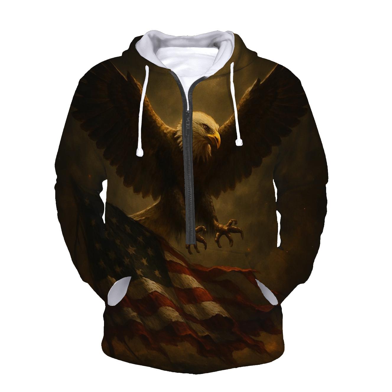Eagle Overwatch Banner premium hoodies