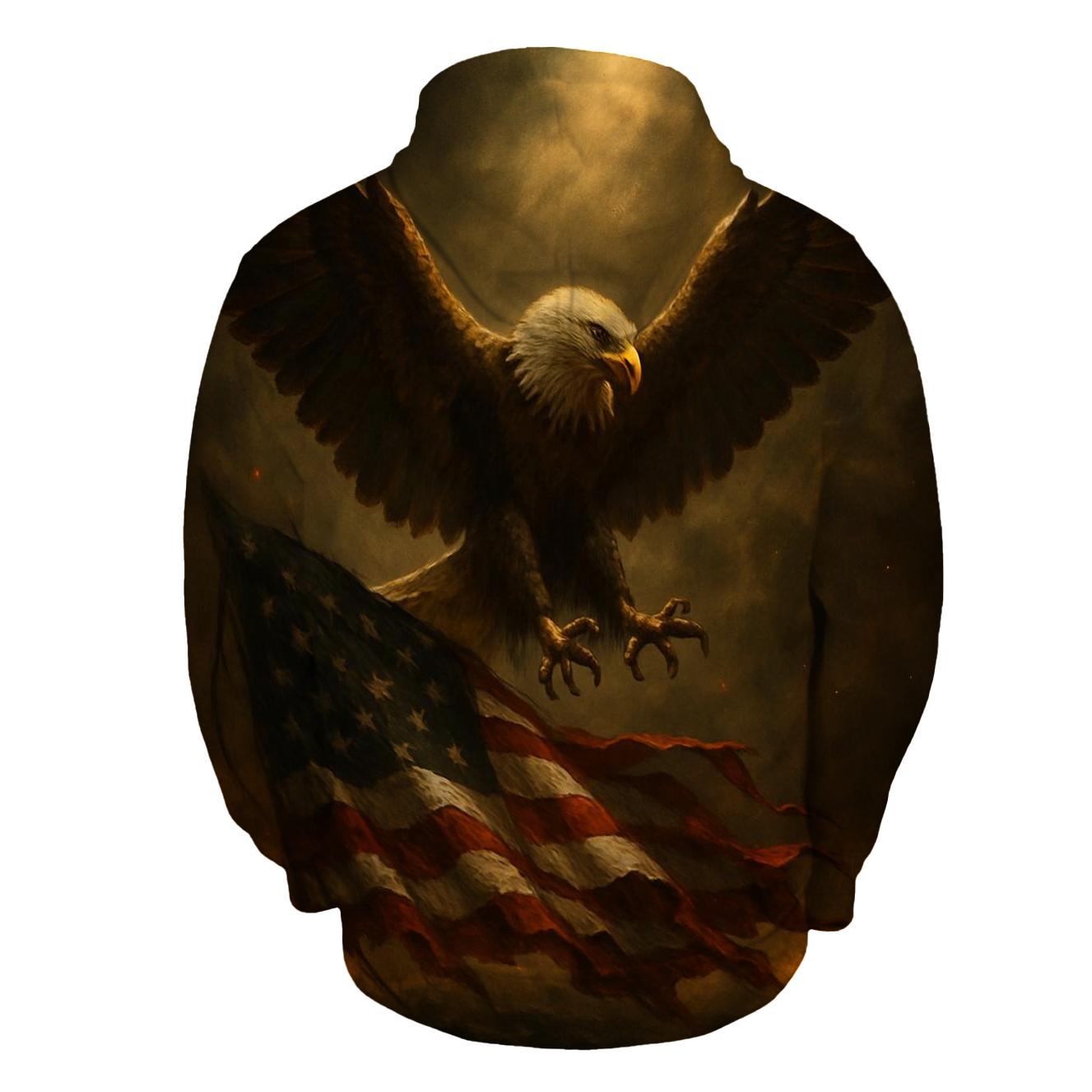 Eagle Overwatch Banner premium hoodies