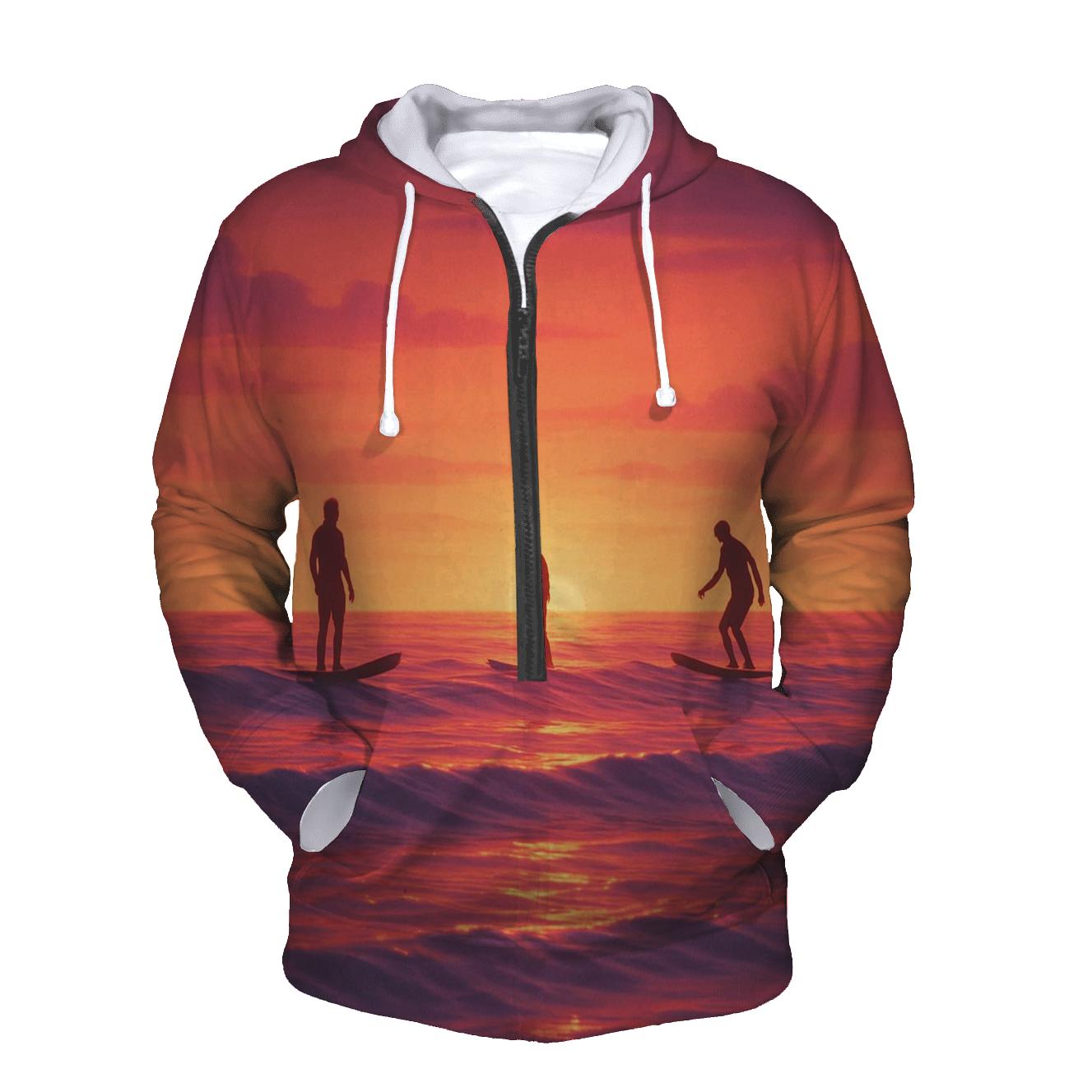 Coral Tides Horizon pullover hoodies