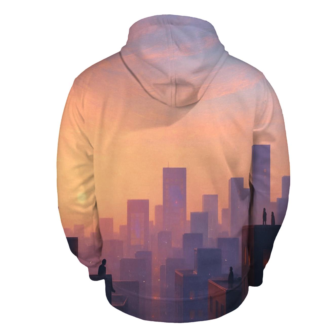 Lavender City Silhouette hoodie trends