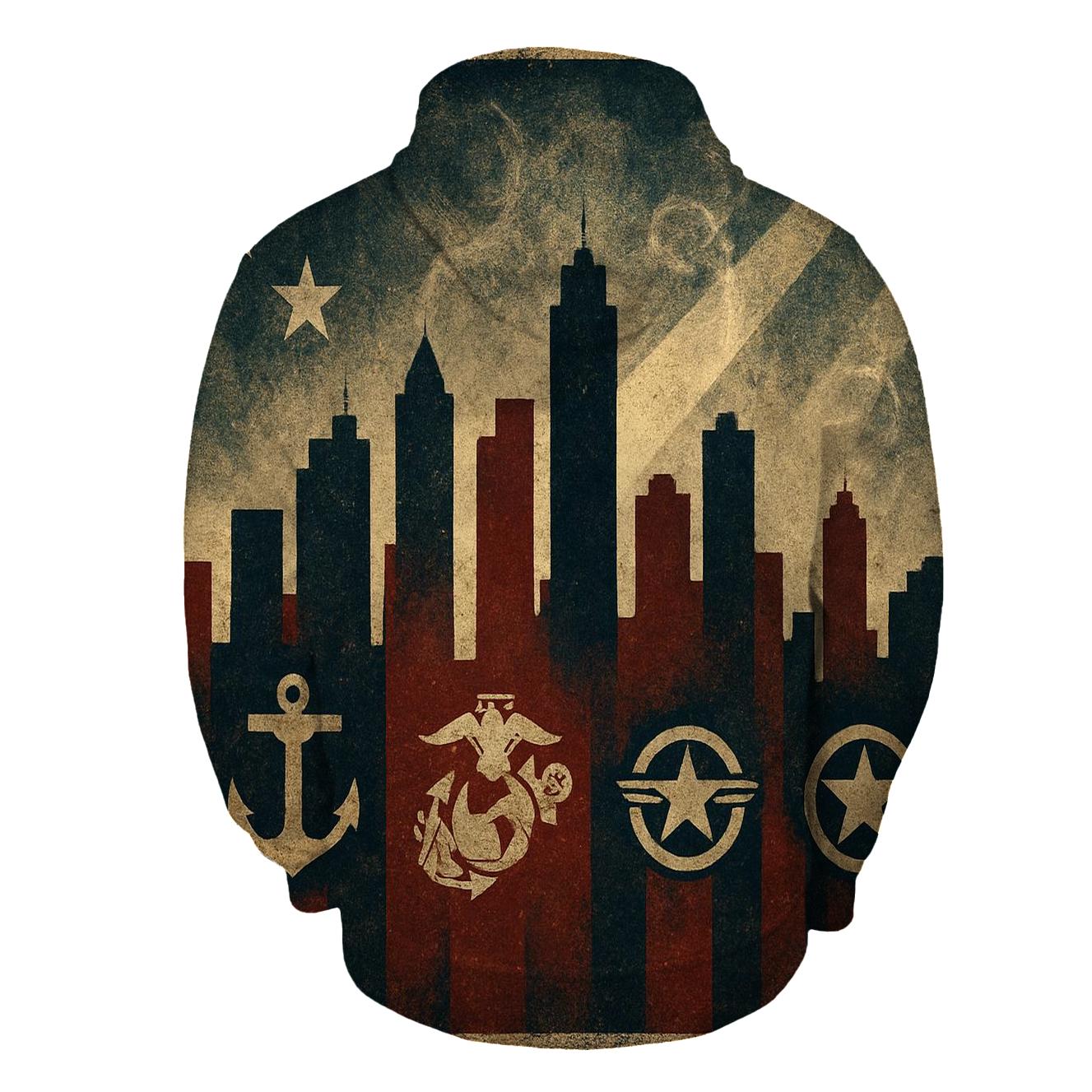 Valor Skyline Emblem custom hoodies