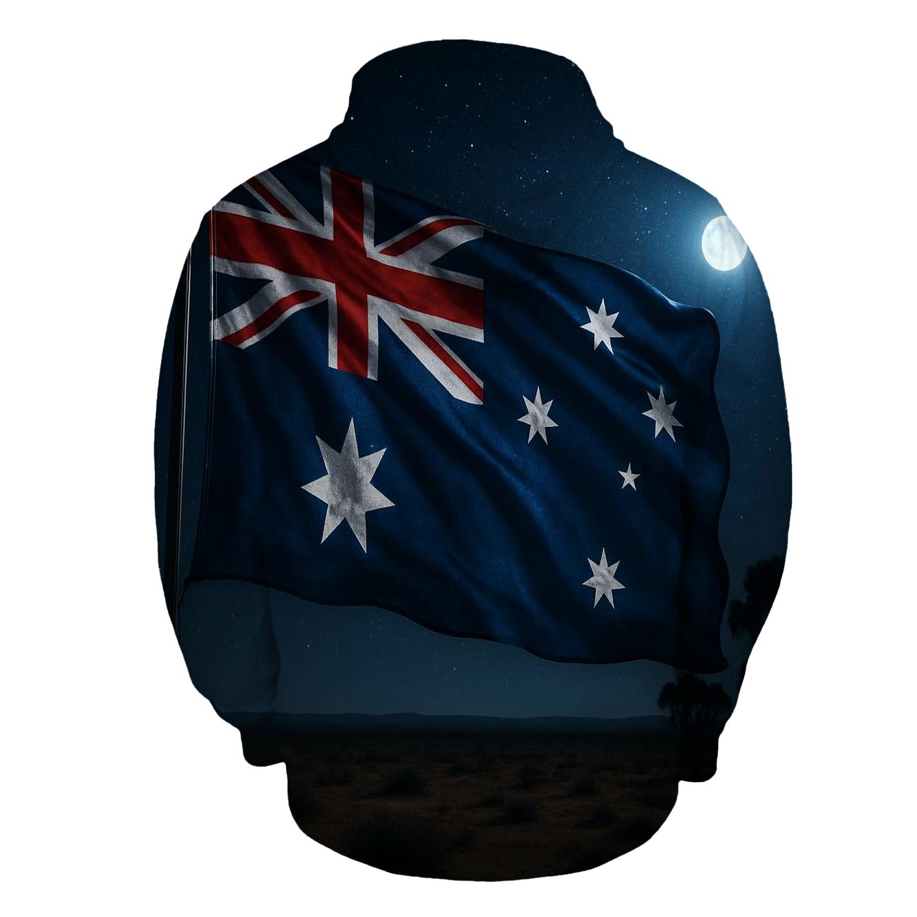 Australia Southern Light printed hoodies