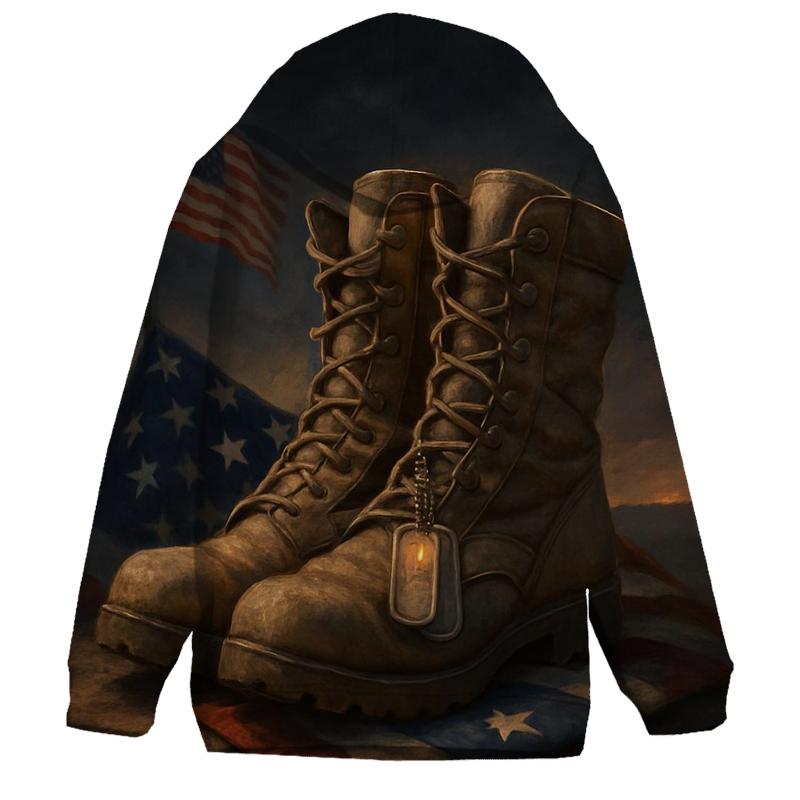 Boots At Twilight Flag custom hoodies