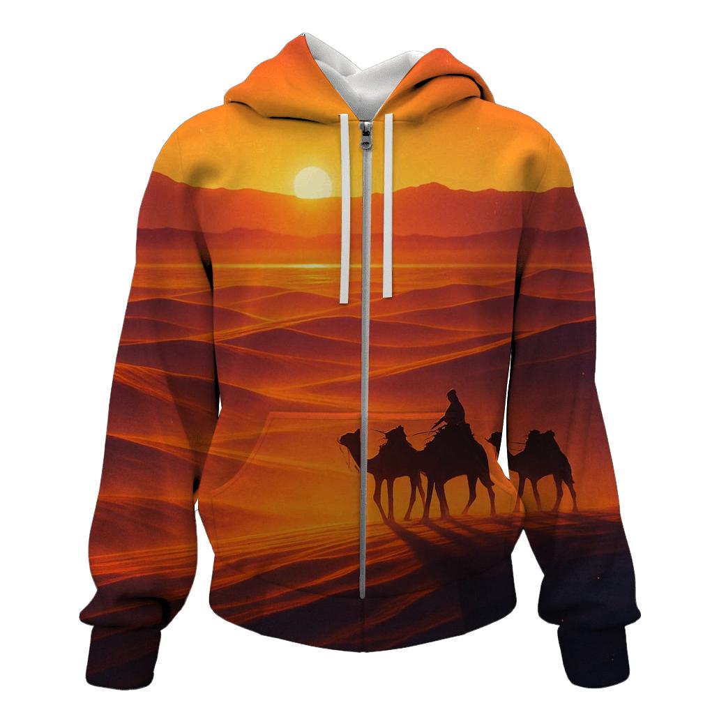 Amber Dune Reverie printed hoodies