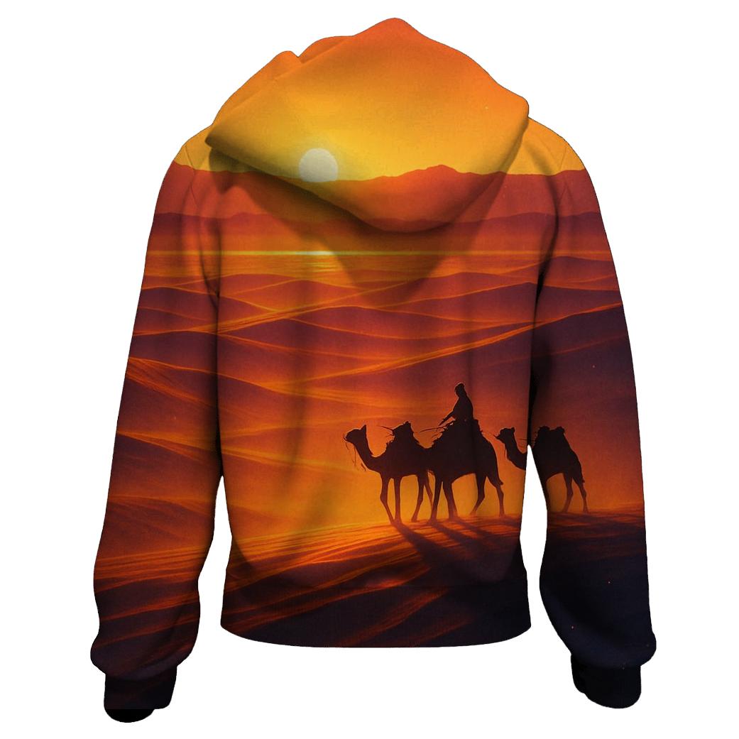 Amber Dune Reverie printed hoodies