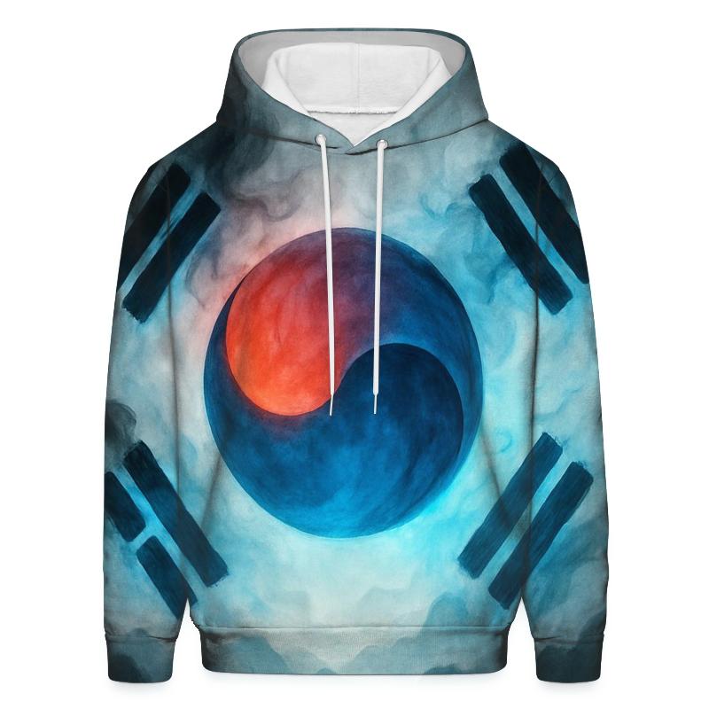 South Korea Celestial Fabric zip-up hoodies