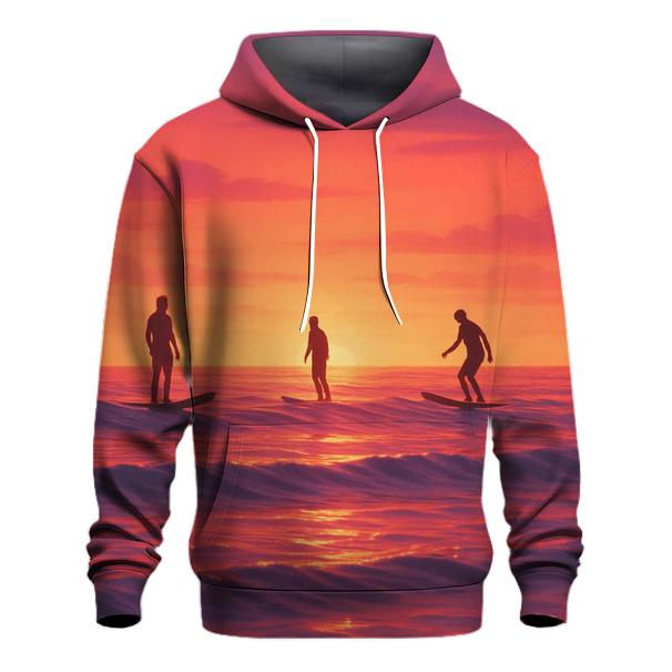 Coral Tides Horizon premium hoodies