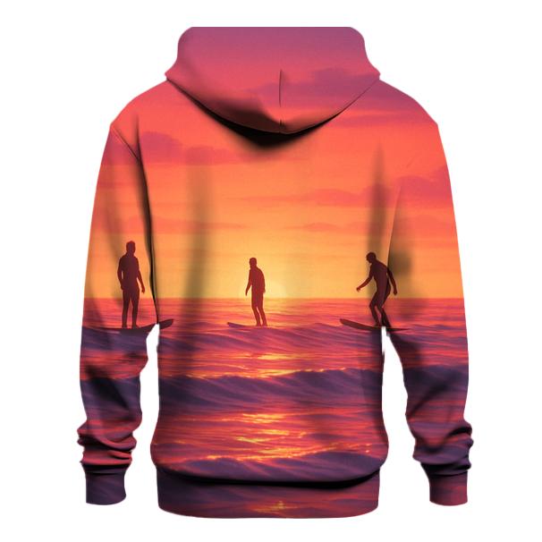 Coral Tides Horizon premium hoodies