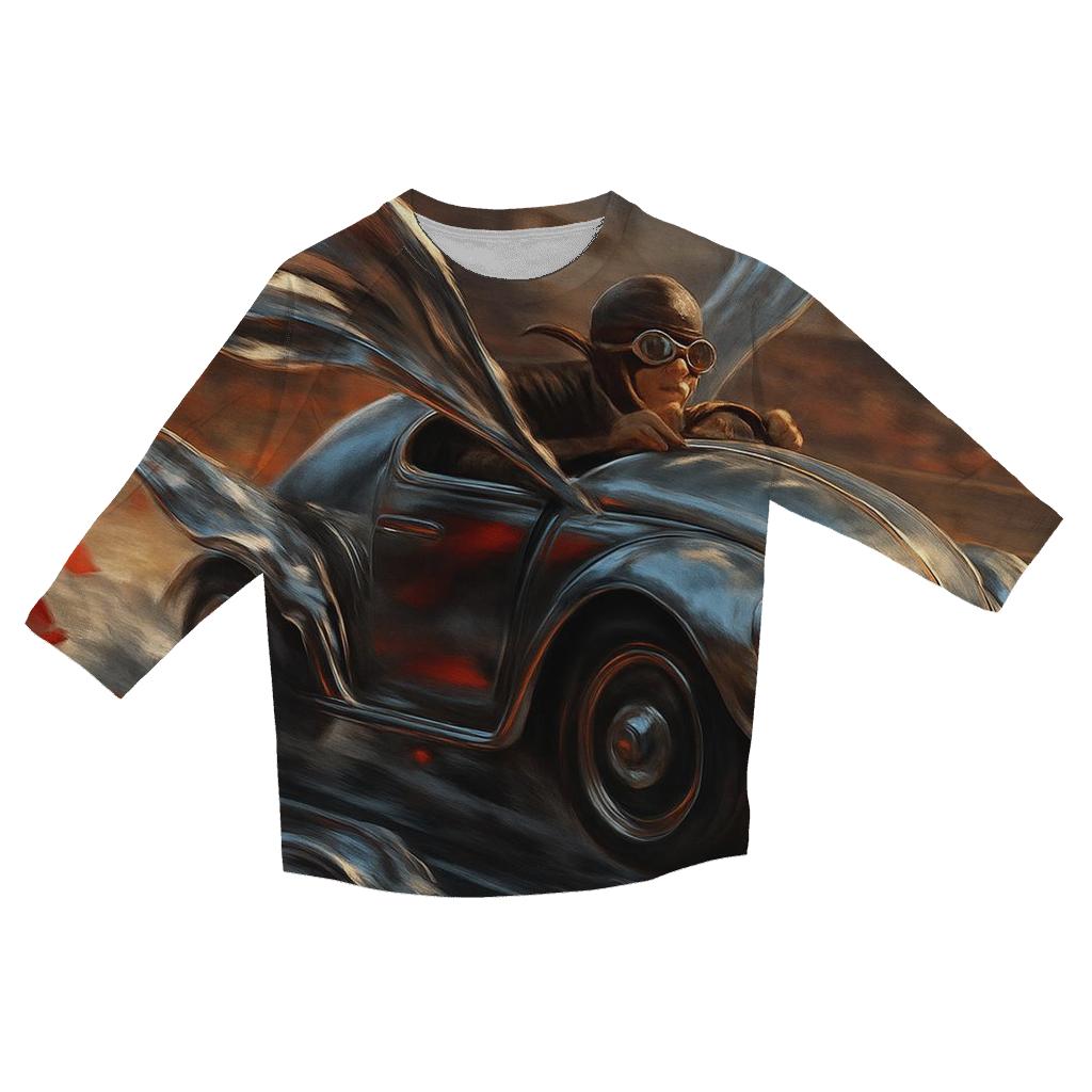 Mercury Petal Racer designer 3/4 sleeve blouses