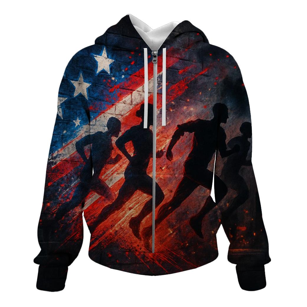 Urban Stripes Graffiti designer hoodies