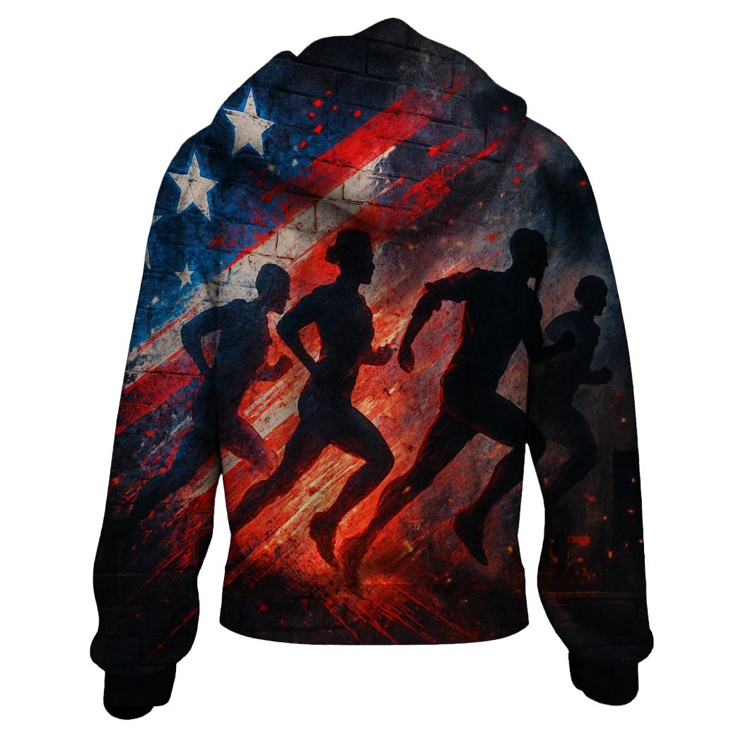 Urban Stripes Graffiti designer hoodies