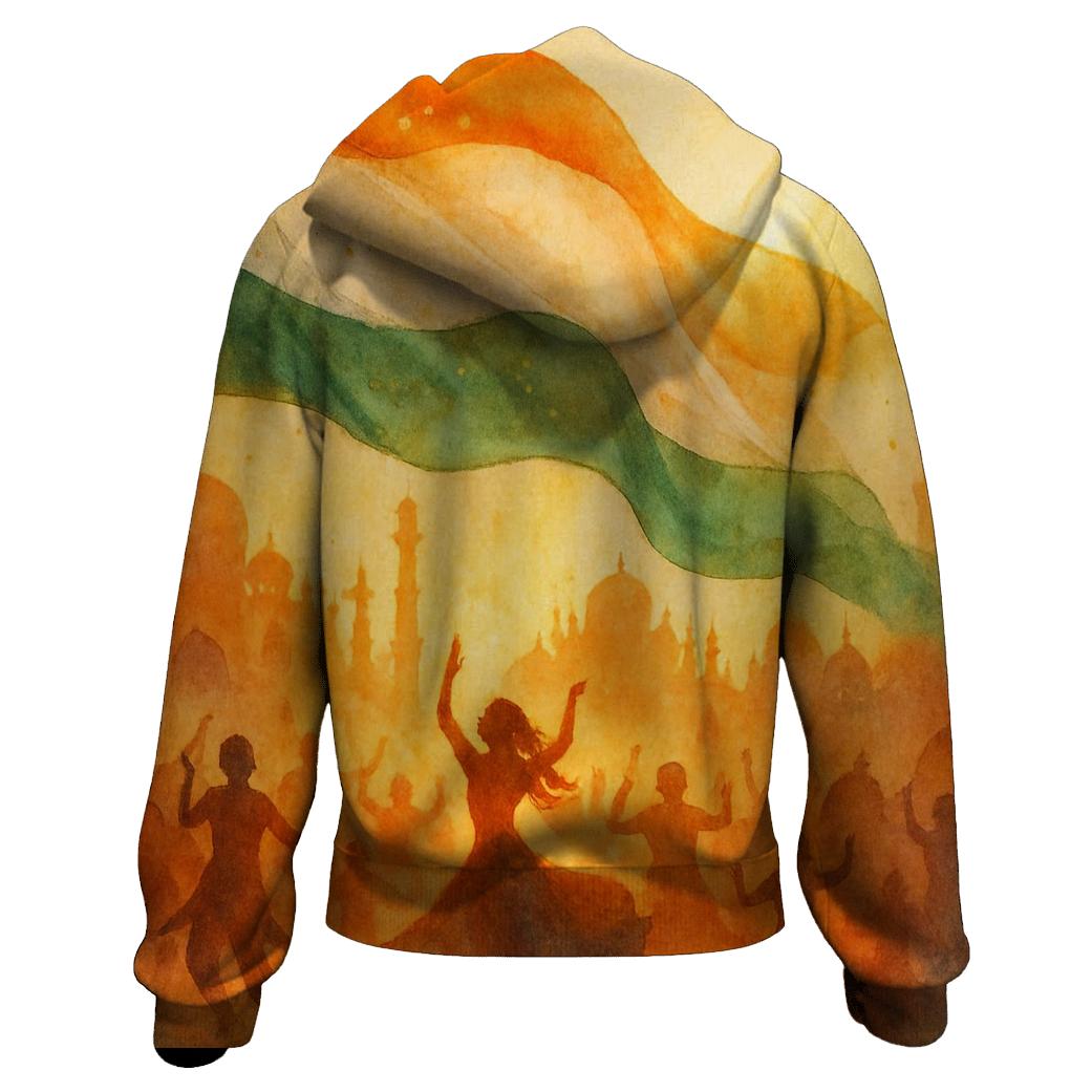 India Festival Drapery heavyweight hoodies