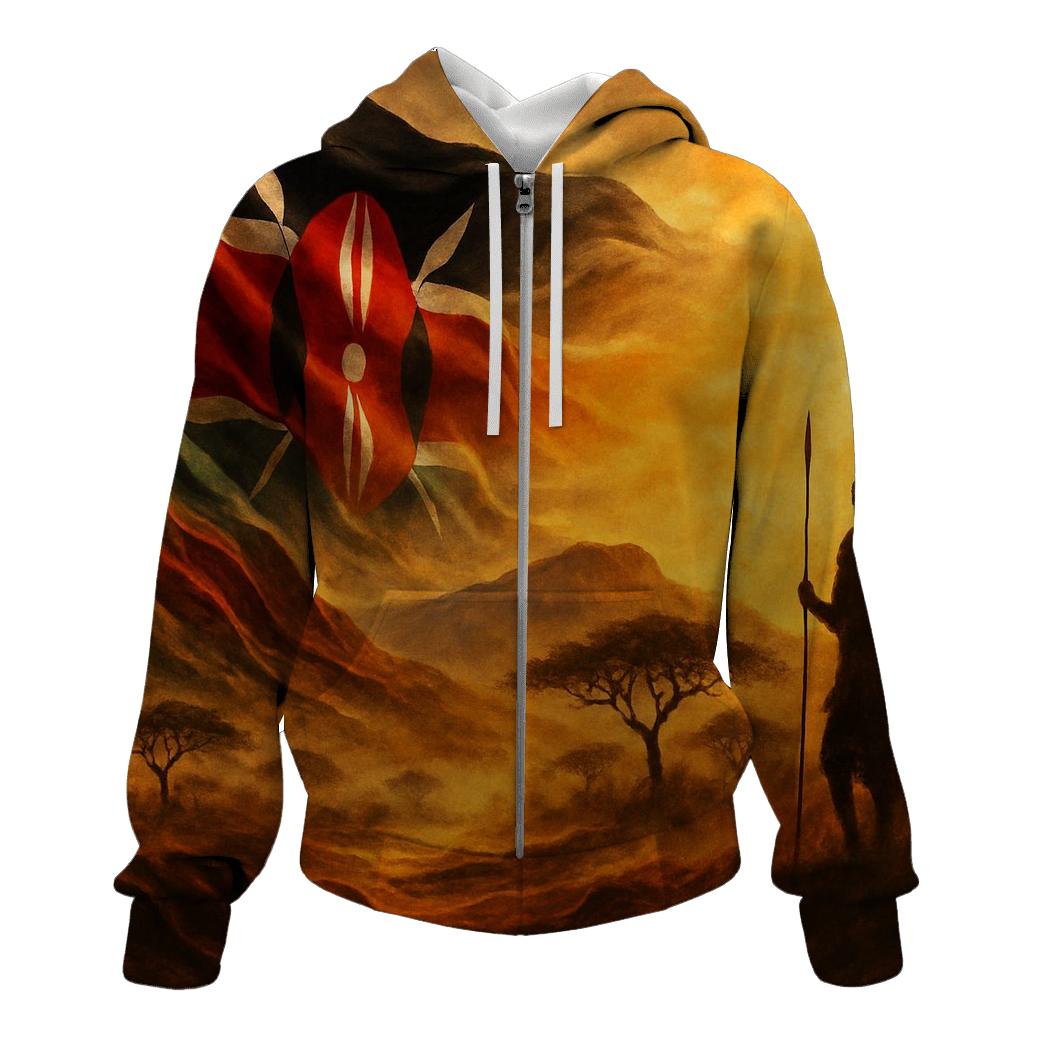 Kenya Rift Horizon graphic hoodies
