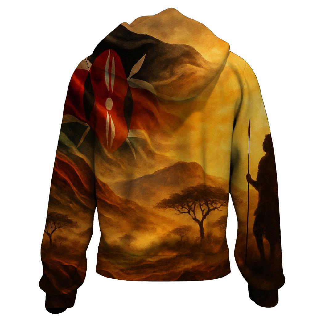 Kenya Rift Horizon graphic hoodies