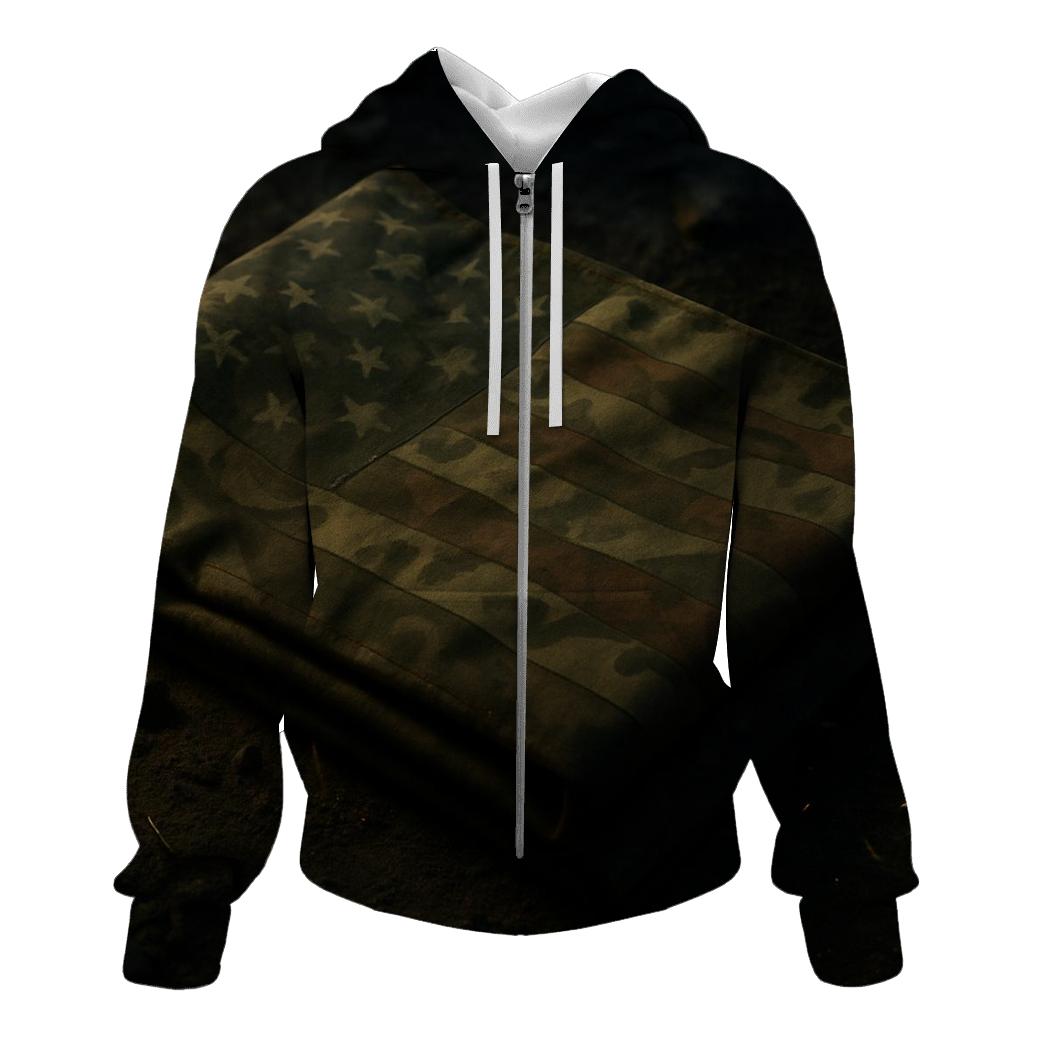 Camouflage Freedom hoodie trends