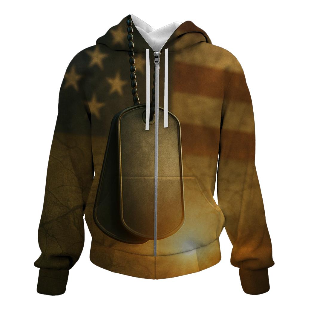 Dog Tags At Sunrise hoodie trends