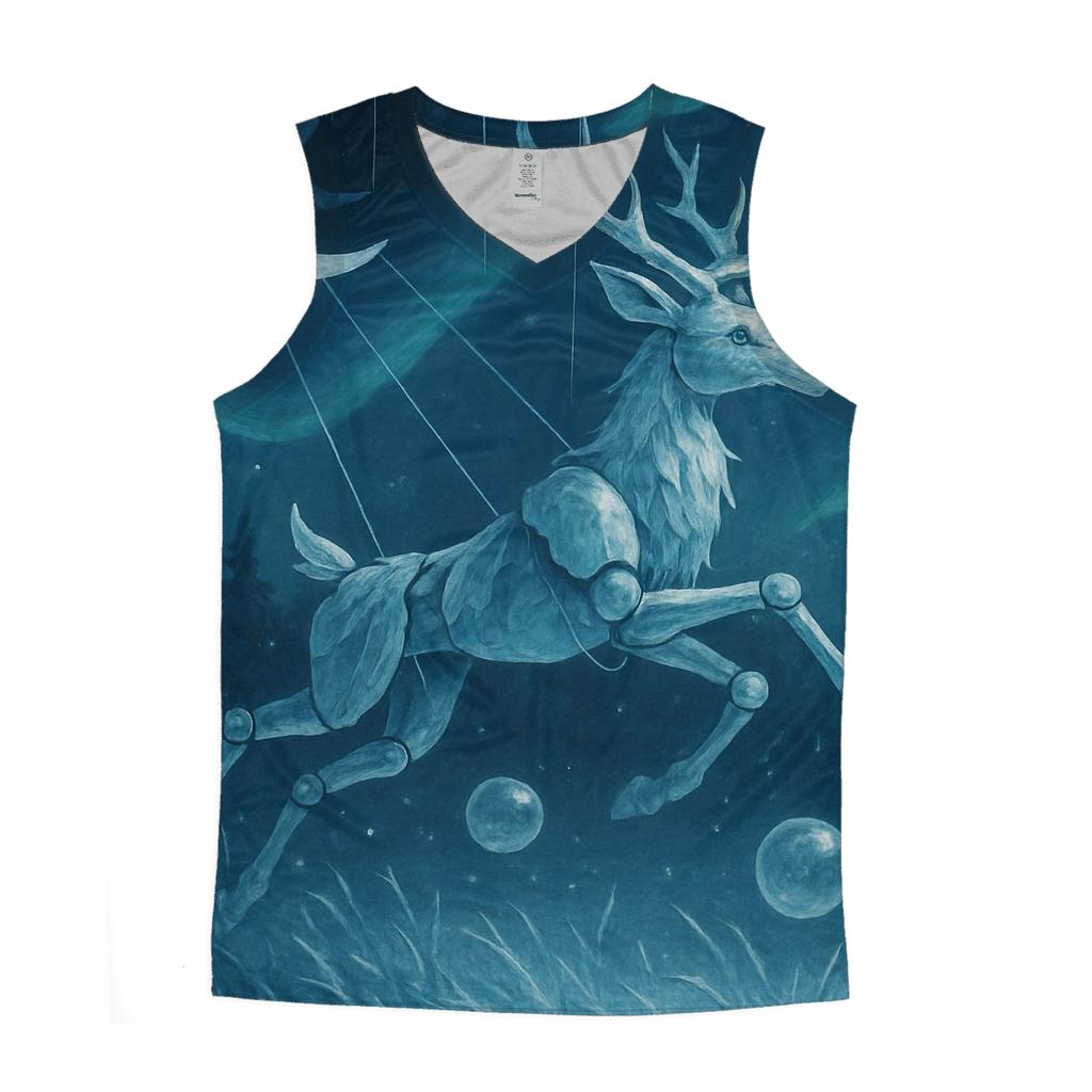 Frostbound Marionette Stag stylish racerback tanks