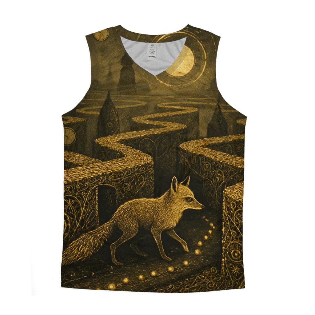 Gilded Hedge Maze Fox sports performance tank tops