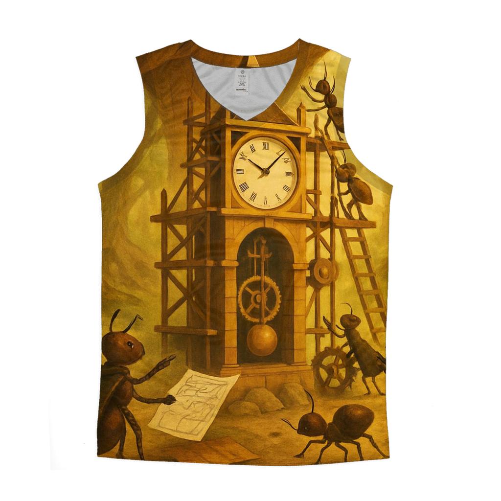 Clocktower Ant Colony stylish racerback tanks