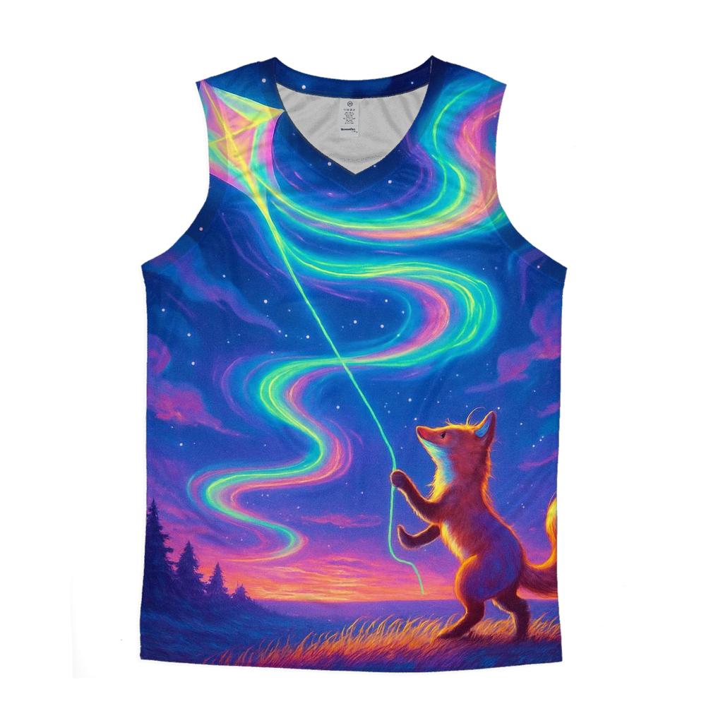 Aurora Kite Fox personalized athletic tanks