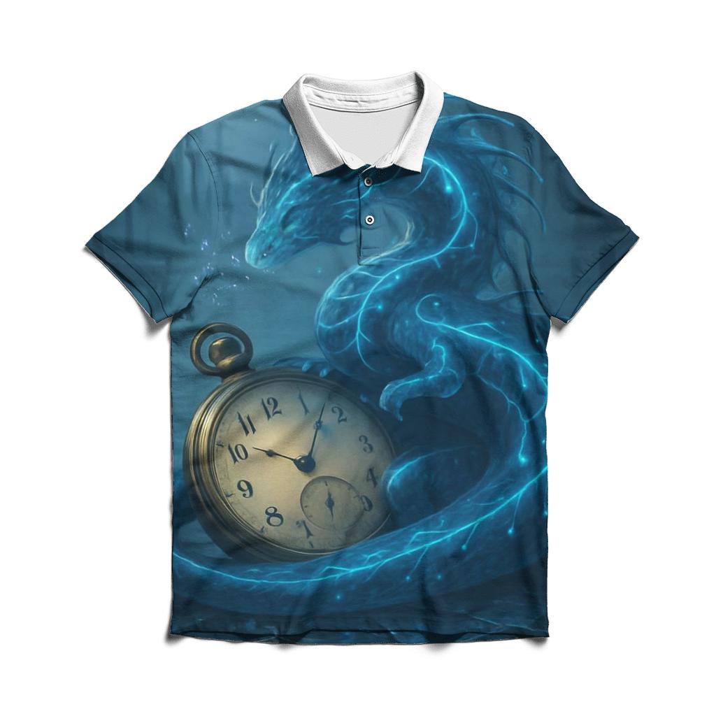 Clockwork Jelly Dragon classic pique polos