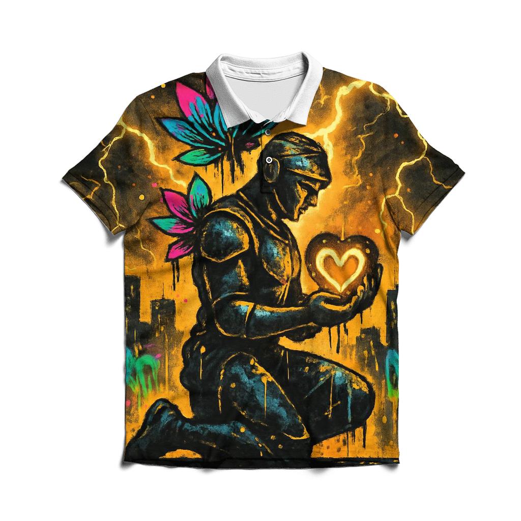 Graffiti Lotus Sentinel classic pique polos