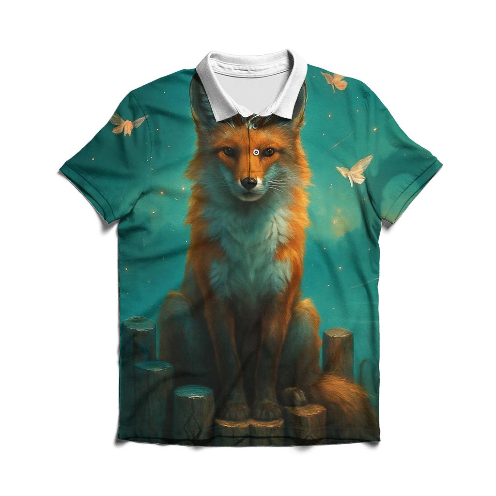 Quartz Crown Fox stylish collar polo tees
