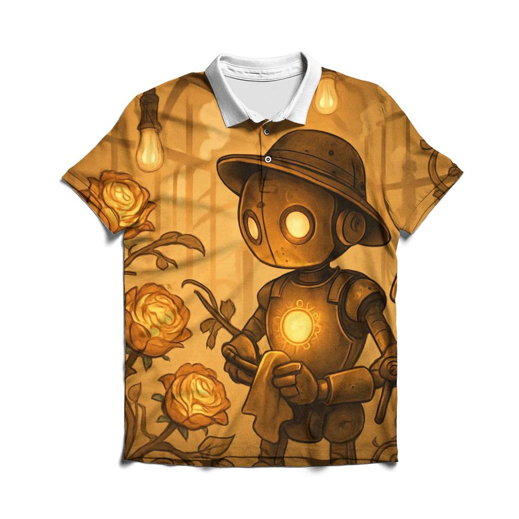 Solar Garden Automaton stylish collar polo tees