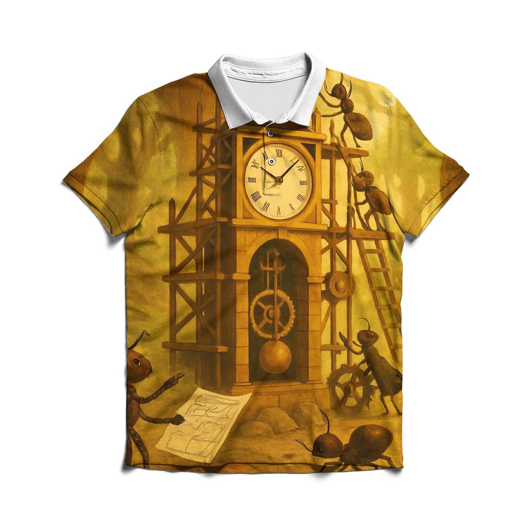 Clocktower Ant Colony casual sports polo shirts