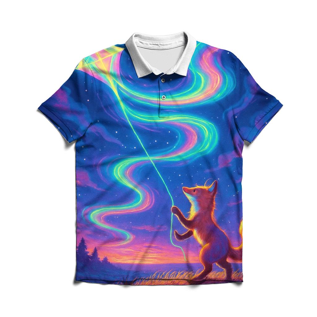 Aurora Kite Fox custom polo shirts
