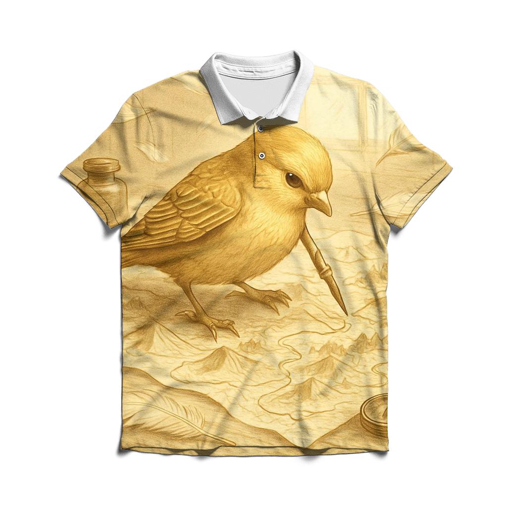 Gilded Sparrow Cartographer custom polo shirts