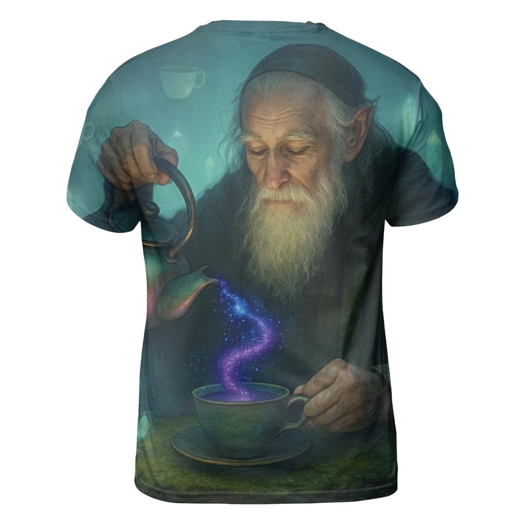 Aurora Tea Alchemist statement graphic shirts